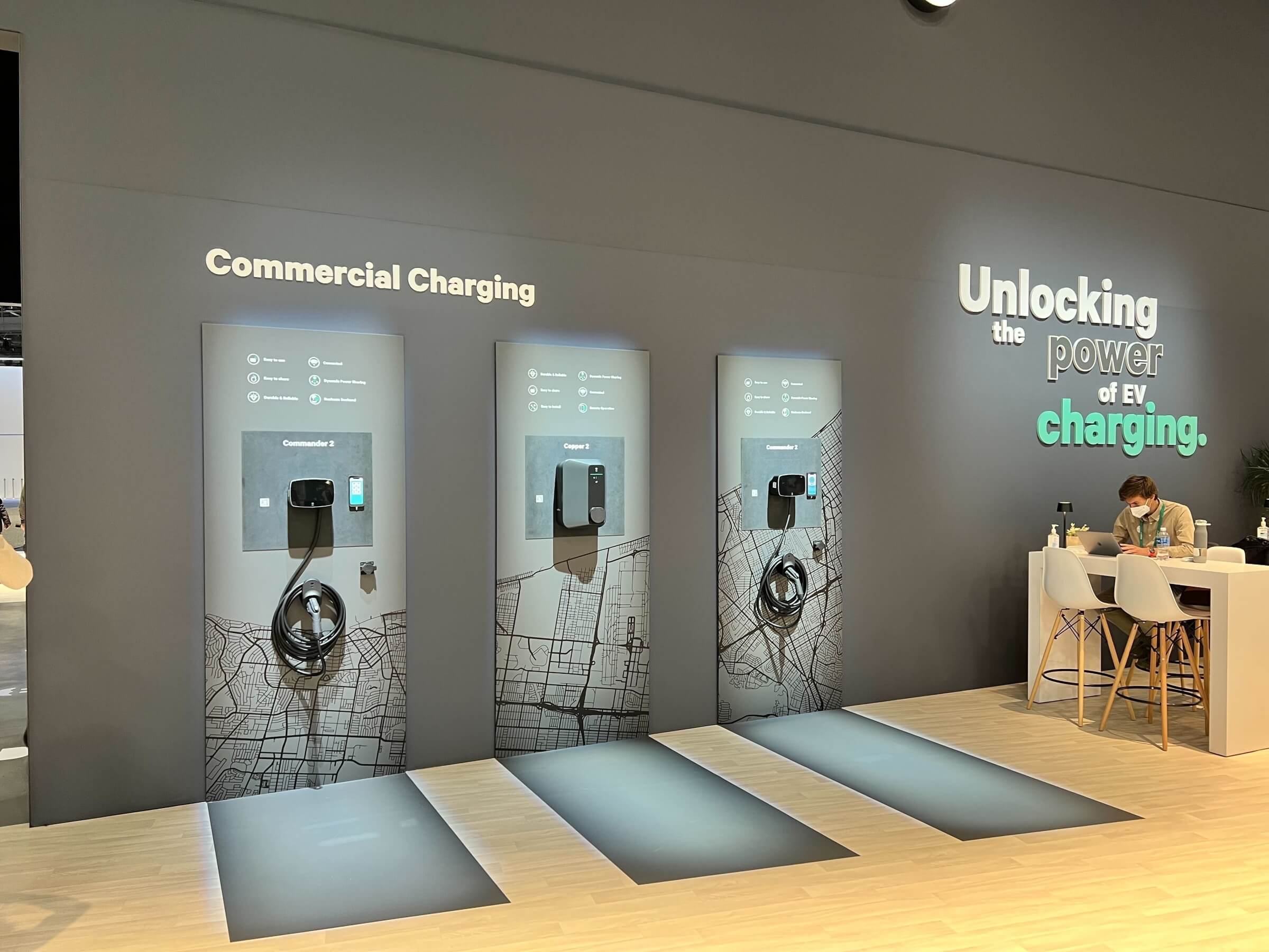commercial ev charging at ces