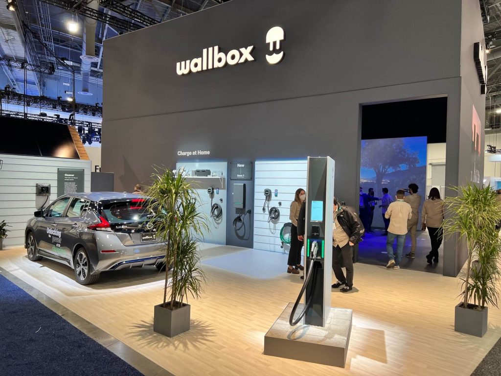 wallbox presents stand in Las Vegas 2022